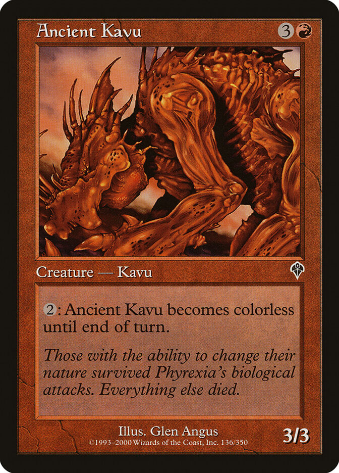 Ancient Kavu card front