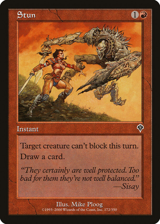 Stun card front