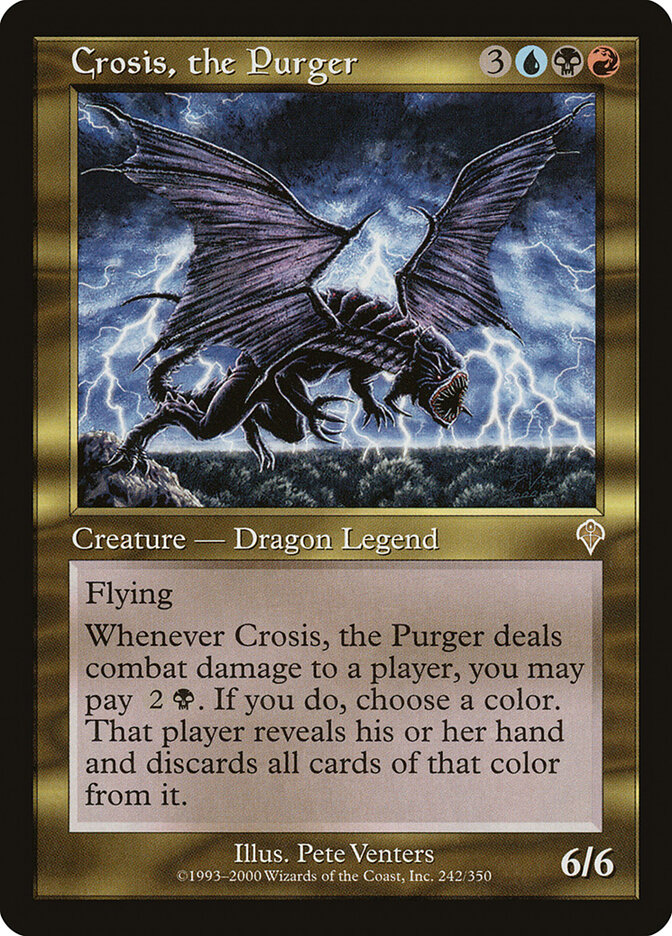 Crosis, the Purger card front