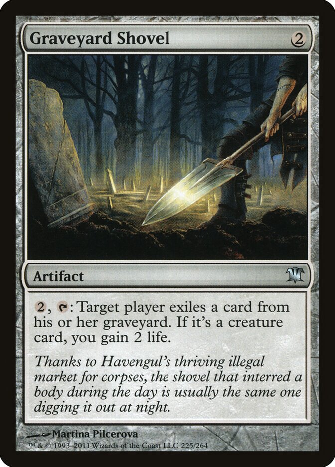 Graveyard Shovel card front