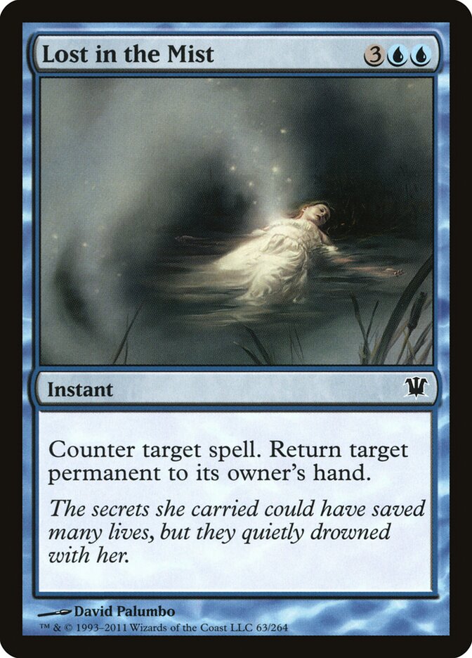 Lost in the Mist card front