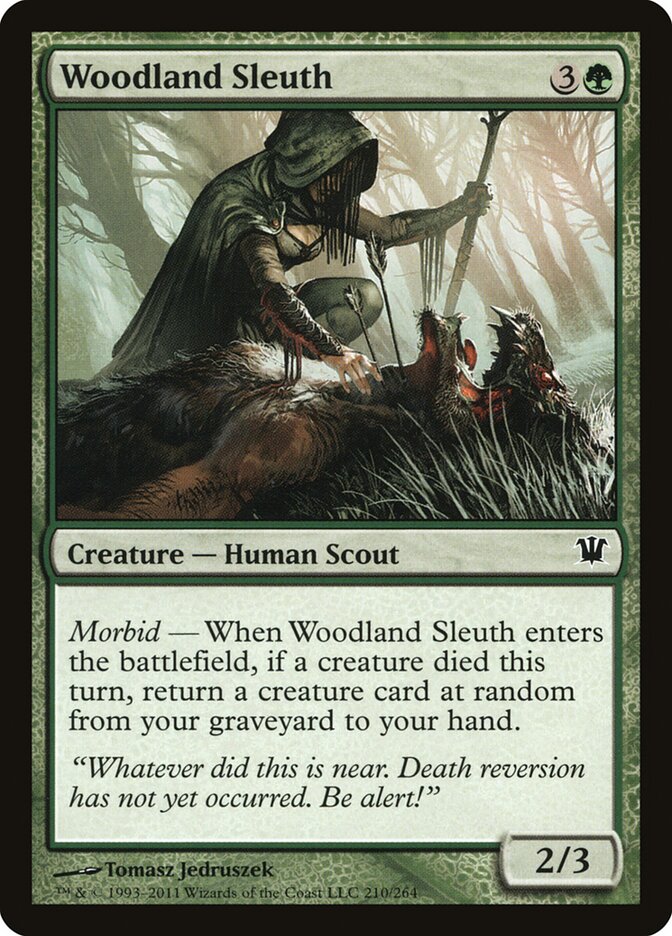 Woodland Sleuth card front
