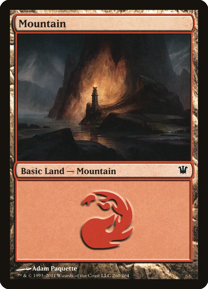 Mountain card front