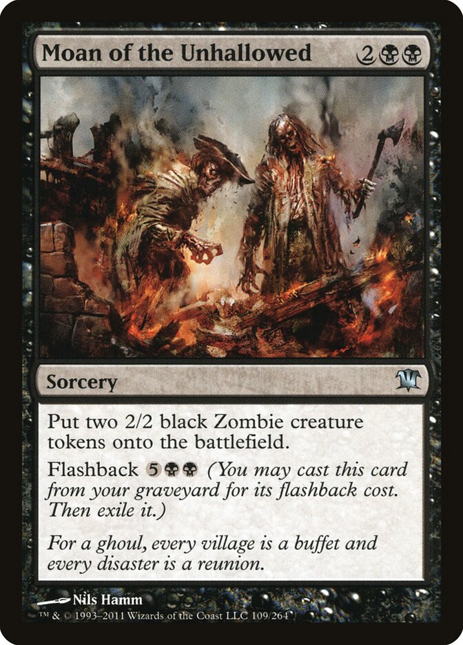 Moan of the Unhallowed card front