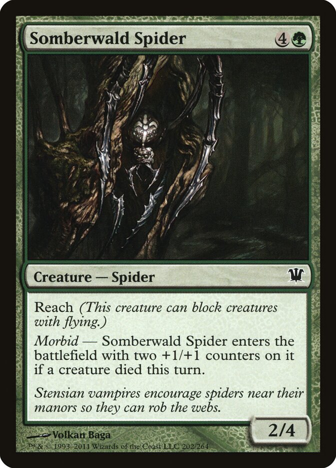 Somberwald Spider card front
