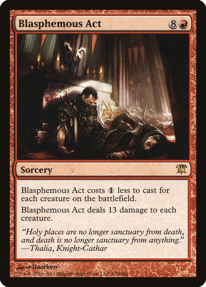Blasphemous Act card front