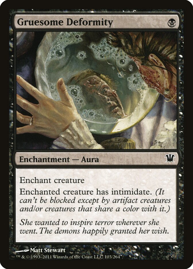 Gruesome Deformity card front