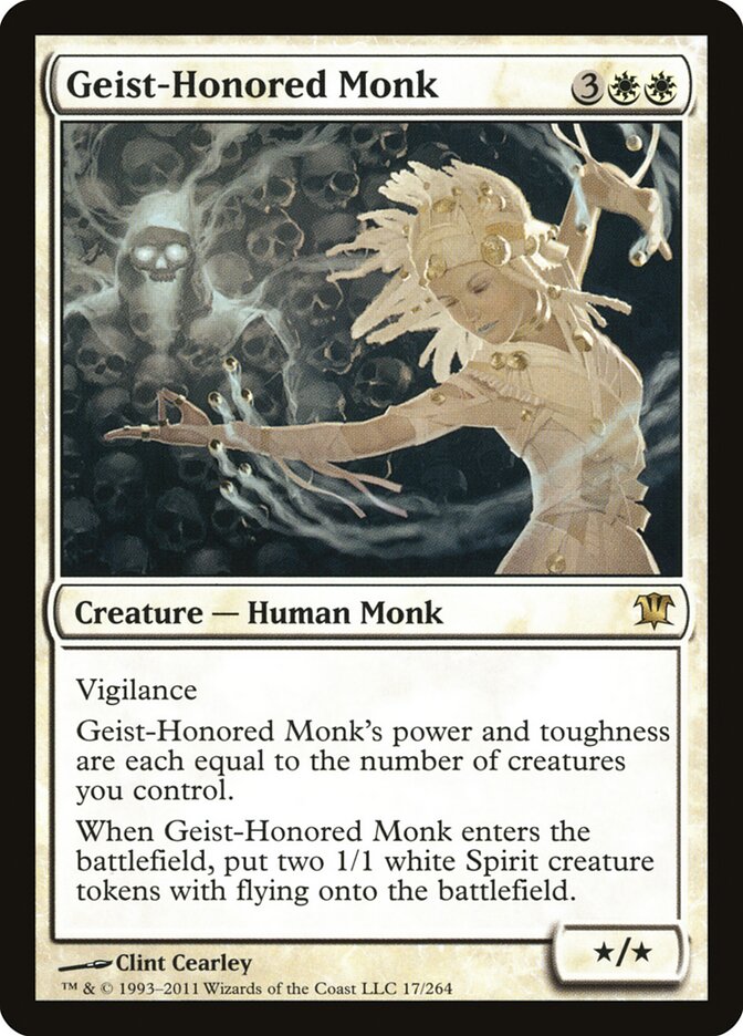 Geist-Honored Monk card front