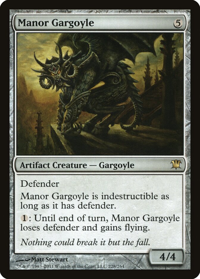 Manor Gargoyle card front