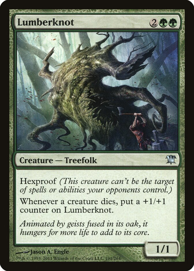 Lumberknot card front