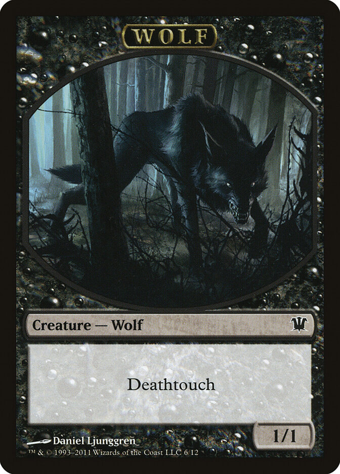 Wolf card front