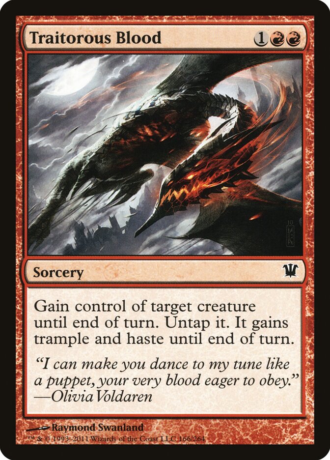 Traitorous Blood card front