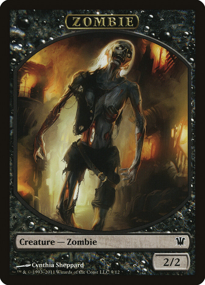 Zombie card front