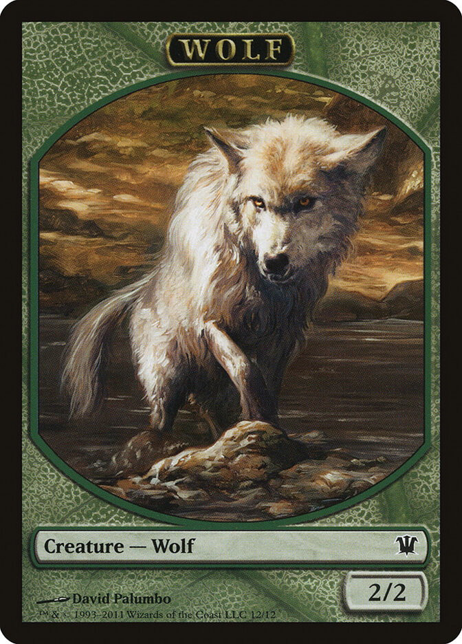Wolf card front