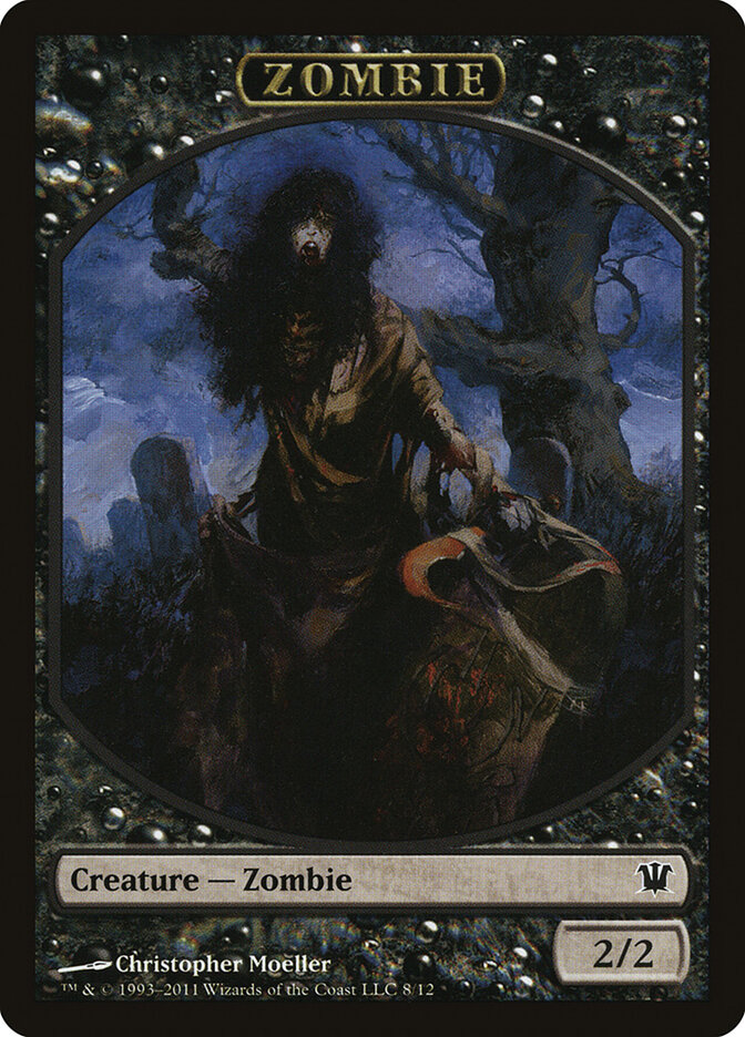 Zombie card front