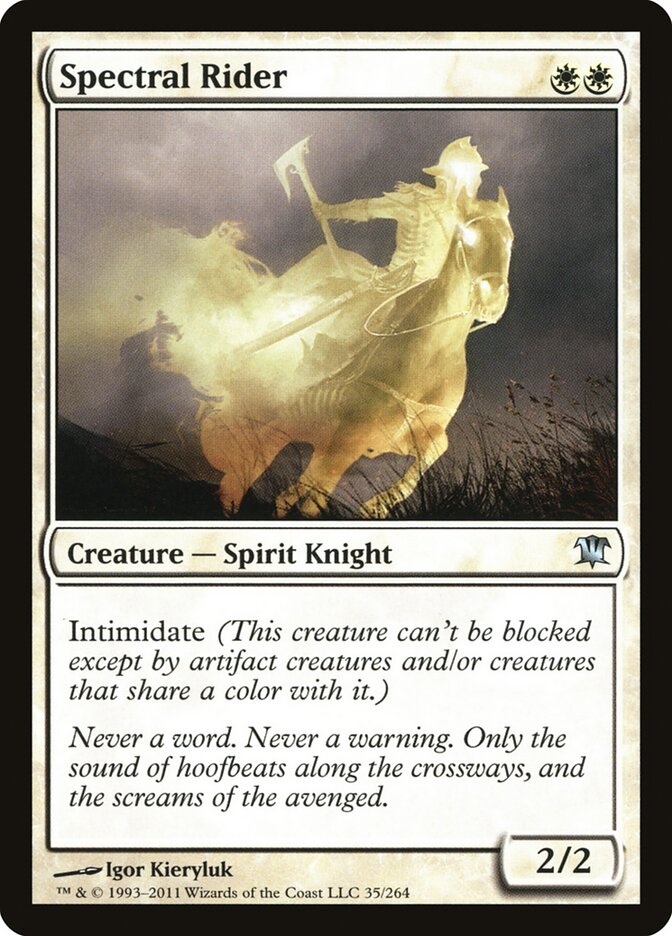 Spectral Rider card front
