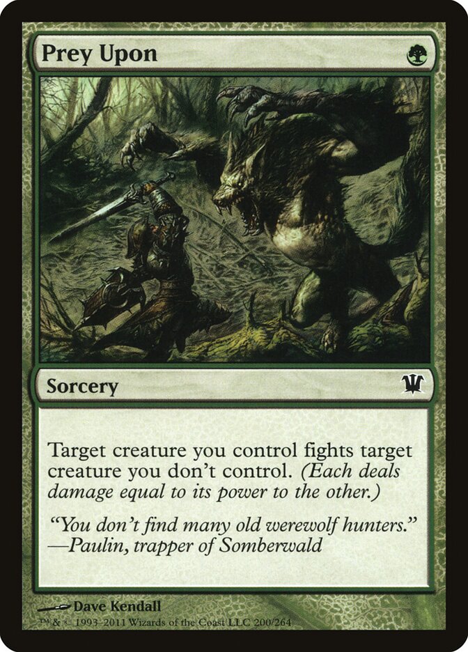 Prey Upon card front