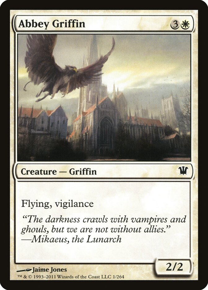 Abbey Griffin card front