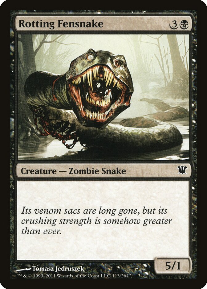 Rotting Fensnake card front