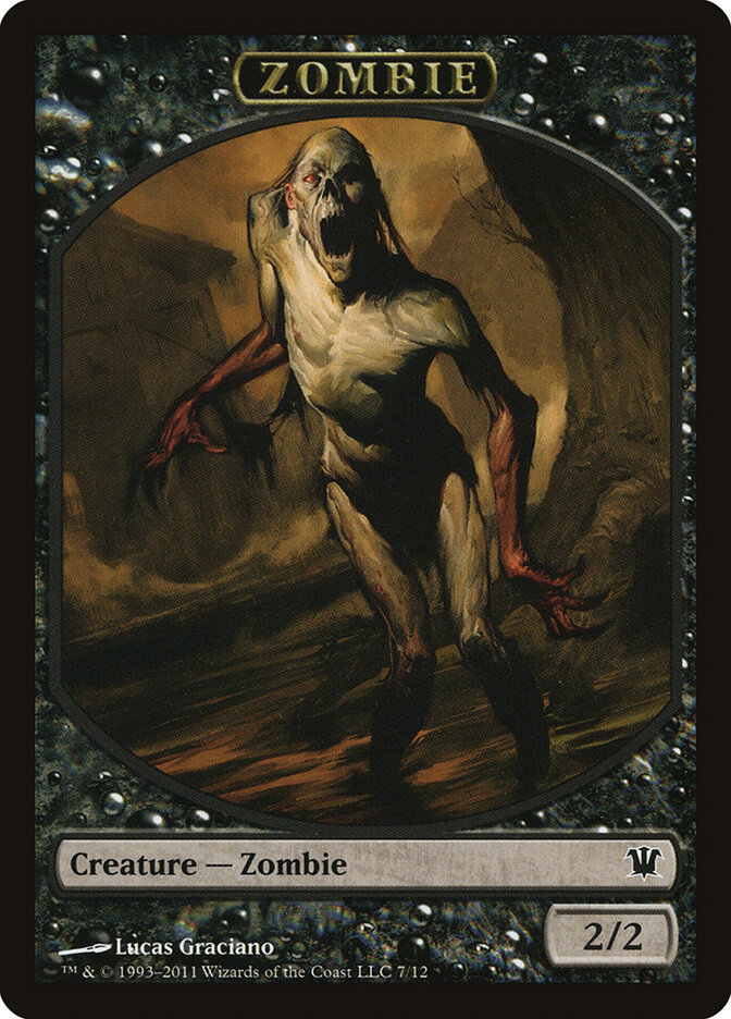 Zombie card front