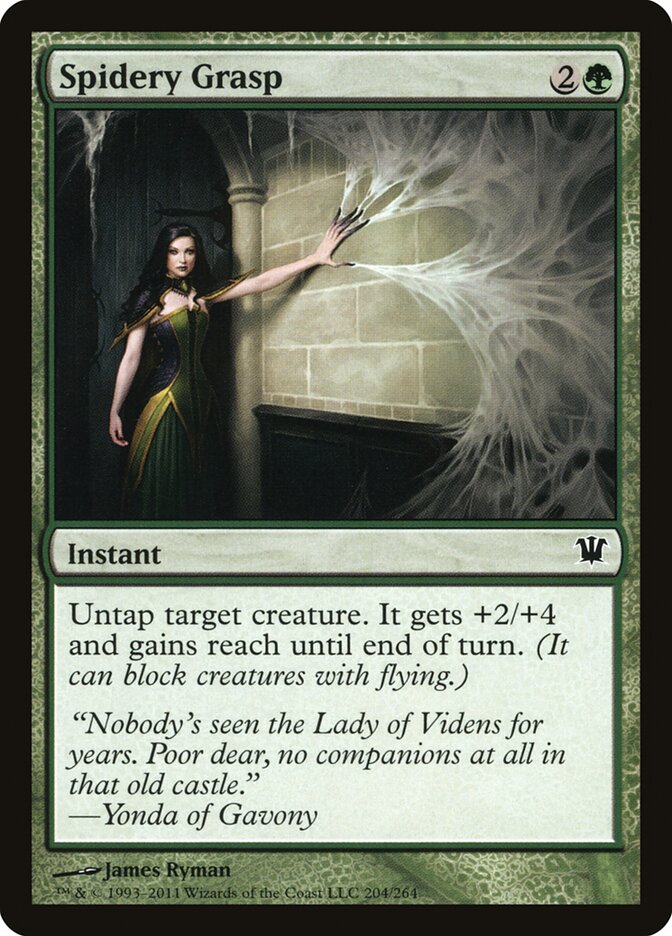 Spidery Grasp card front