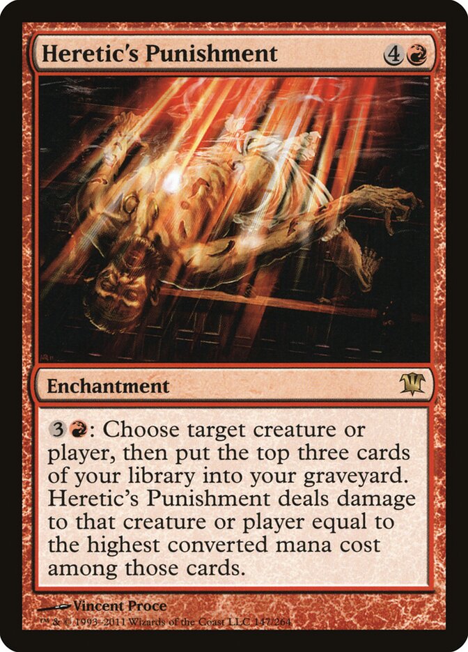 Heretic's Punishment card front