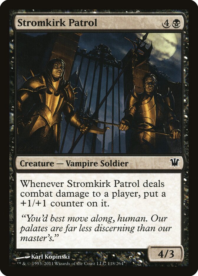 Stromkirk Patrol card front