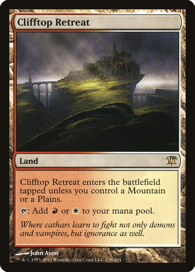 Clifftop Retreat card front