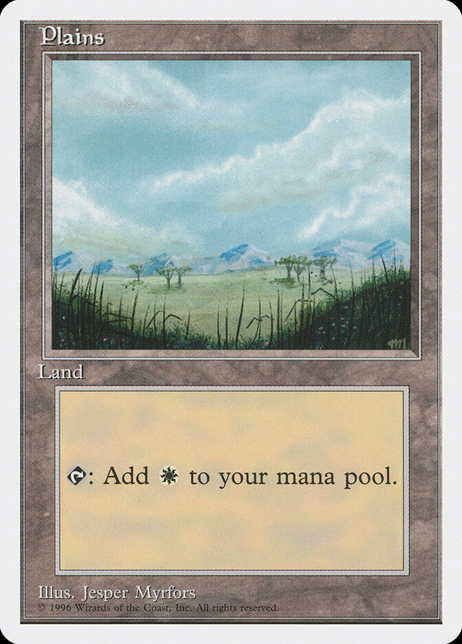 Plains card front