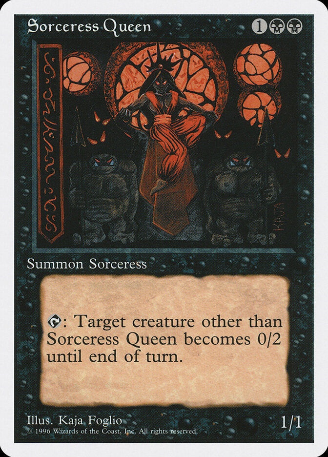 Sorceress Queen card front