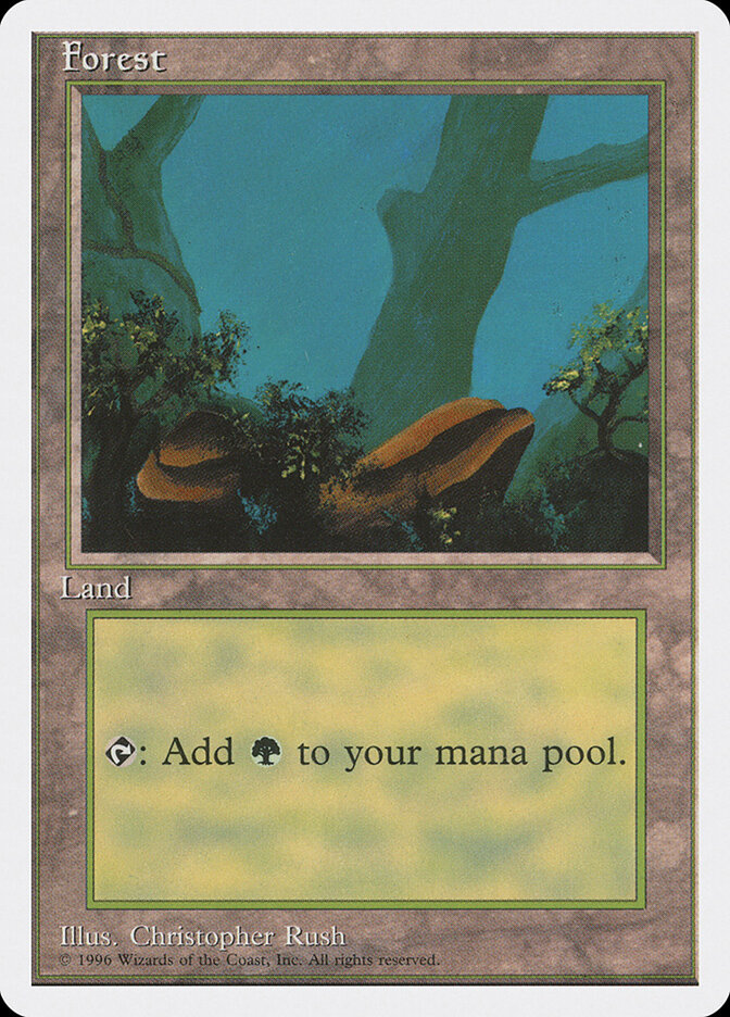 Forest card front