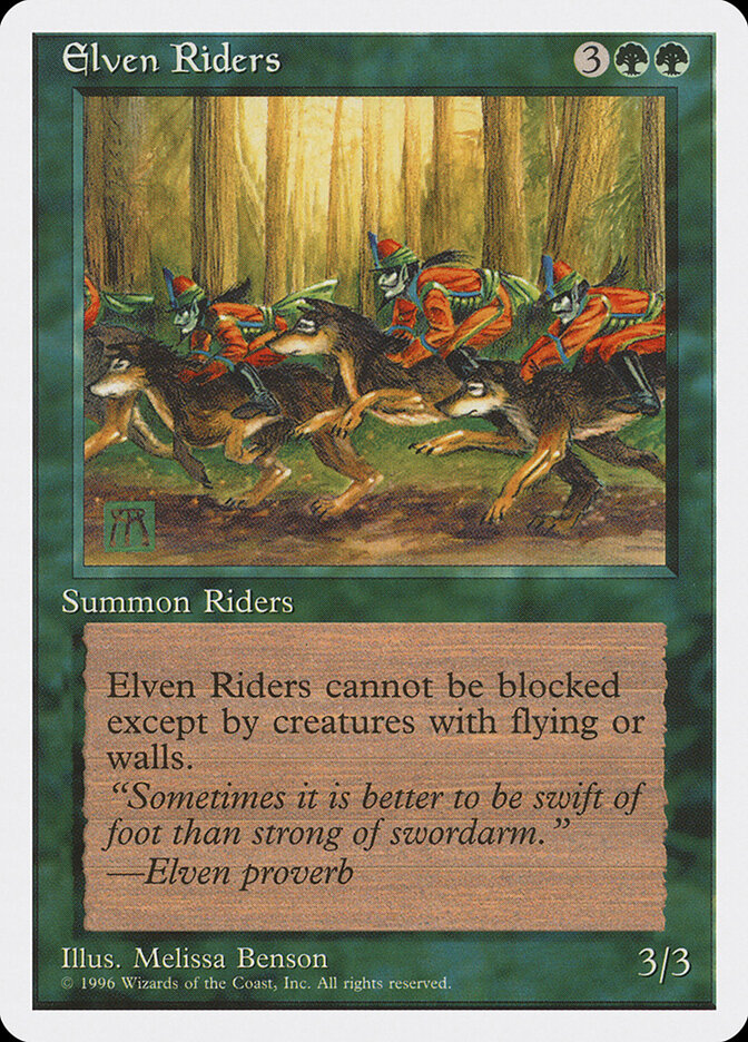 Elven Riders card front