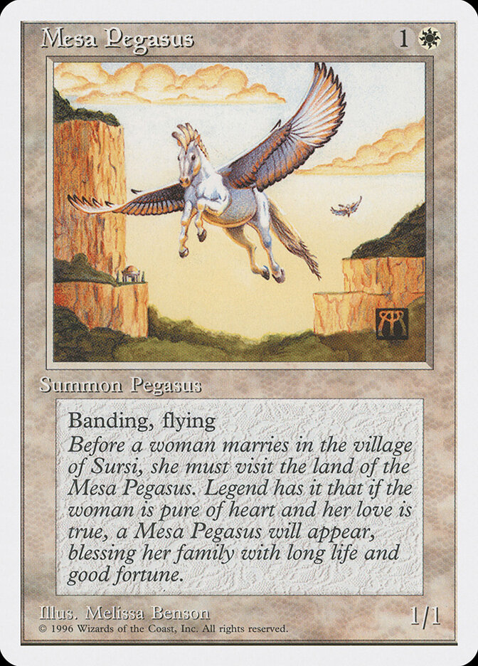 Mesa Pegasus card front