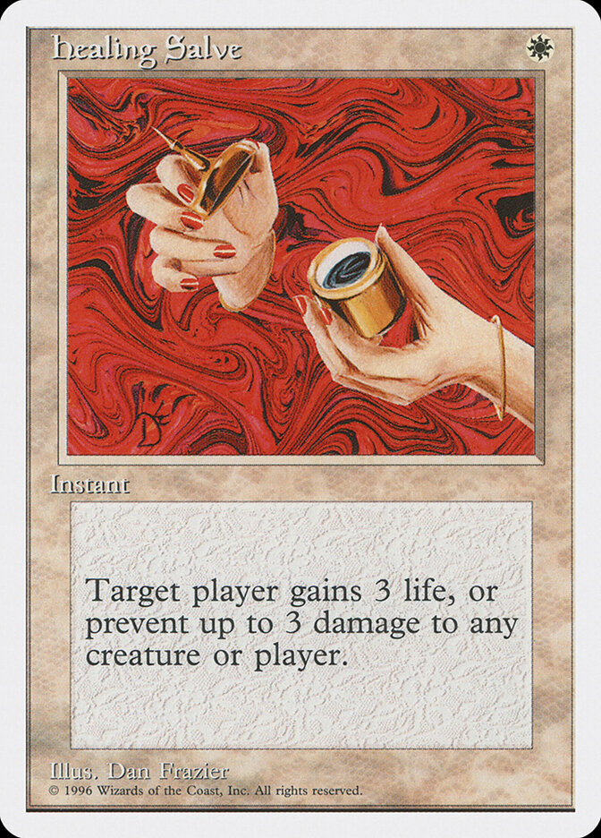 Healing Salve card front