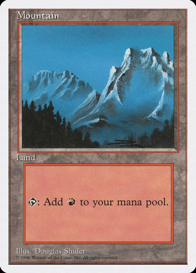 Mountain card front
