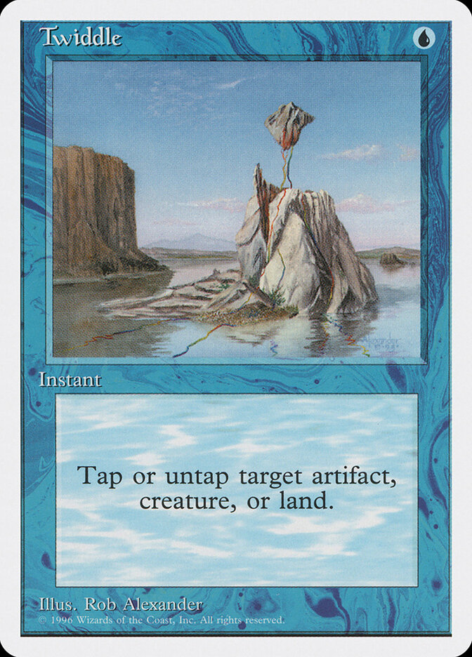 Twiddle card front