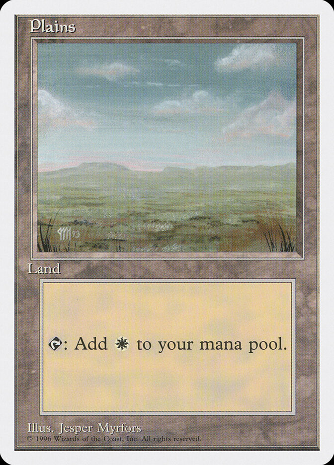 Plains card front