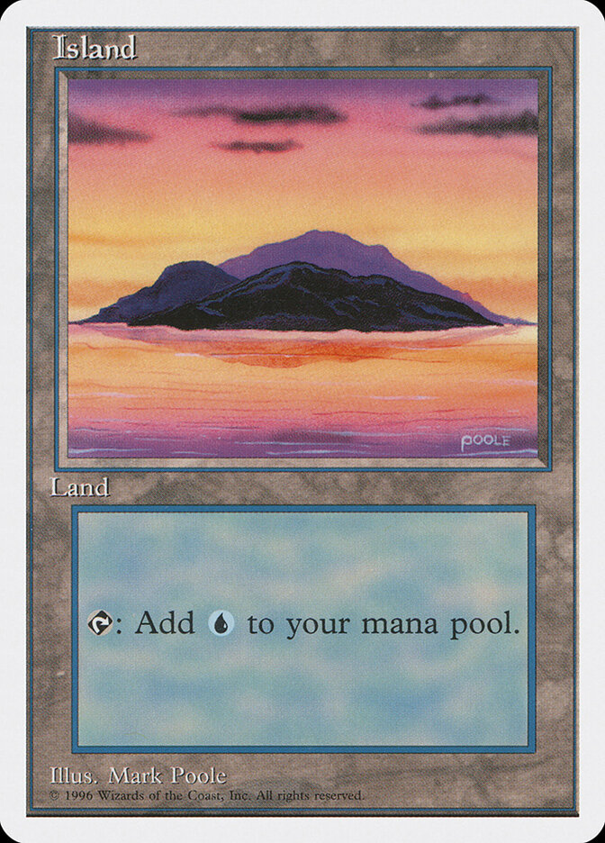 Island card front