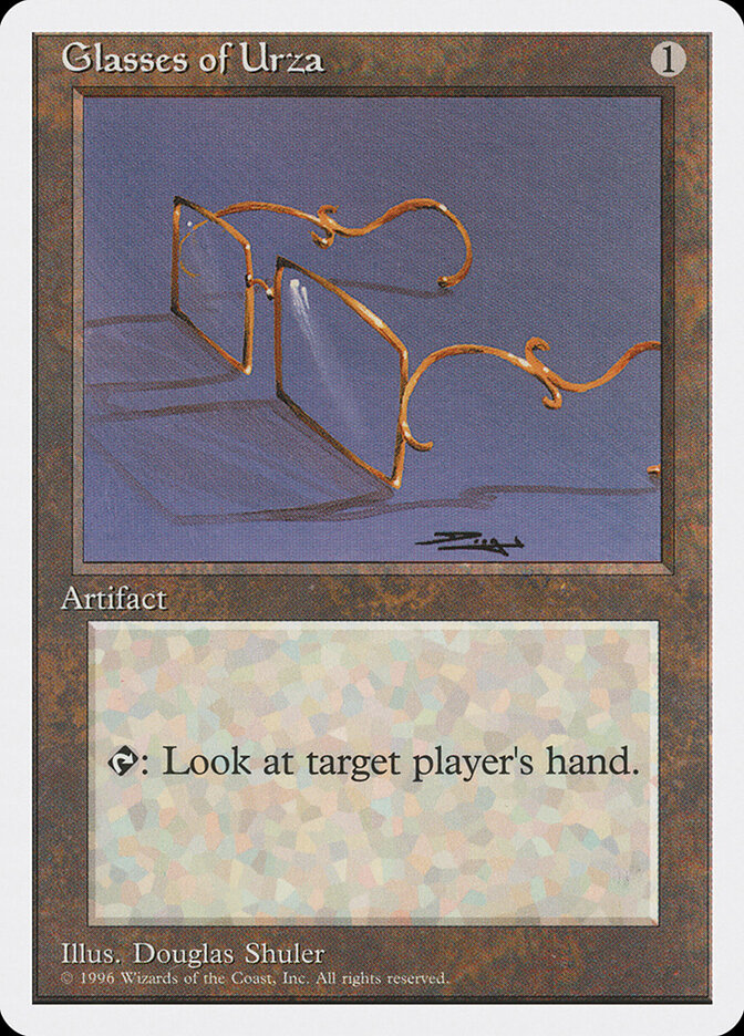 Glasses of Urza card front