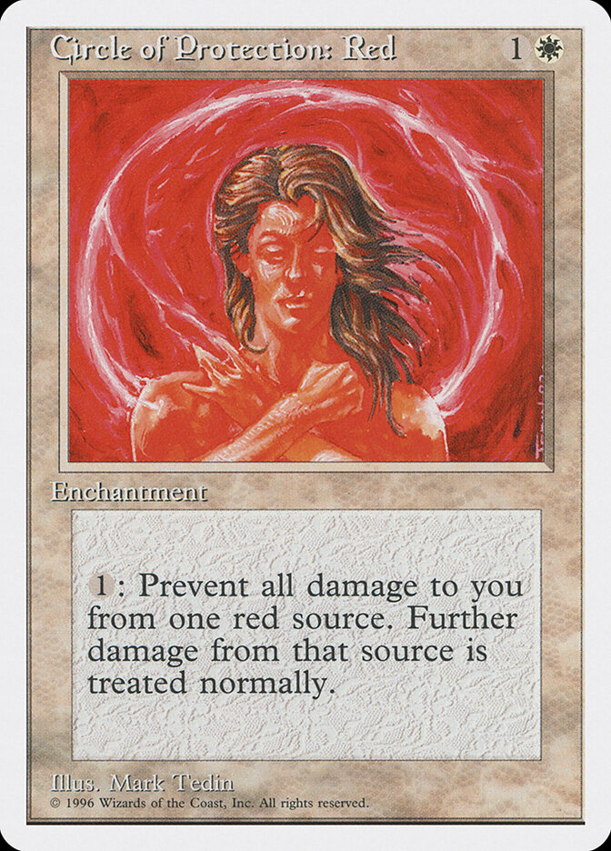Circle of Protection: Red card front