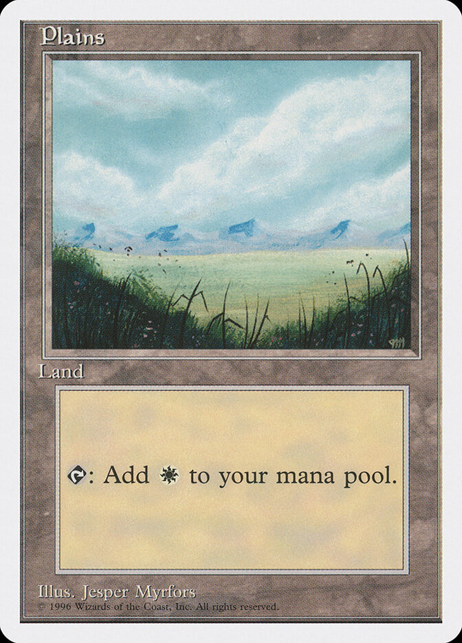 Plains card front
