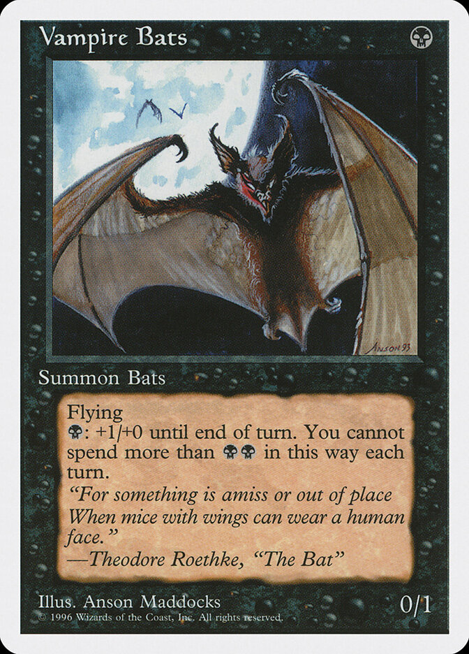 Vampire Bats card front