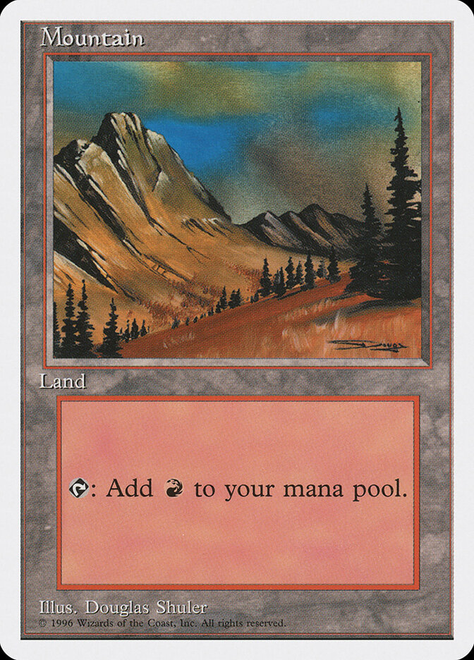 Mountain card front