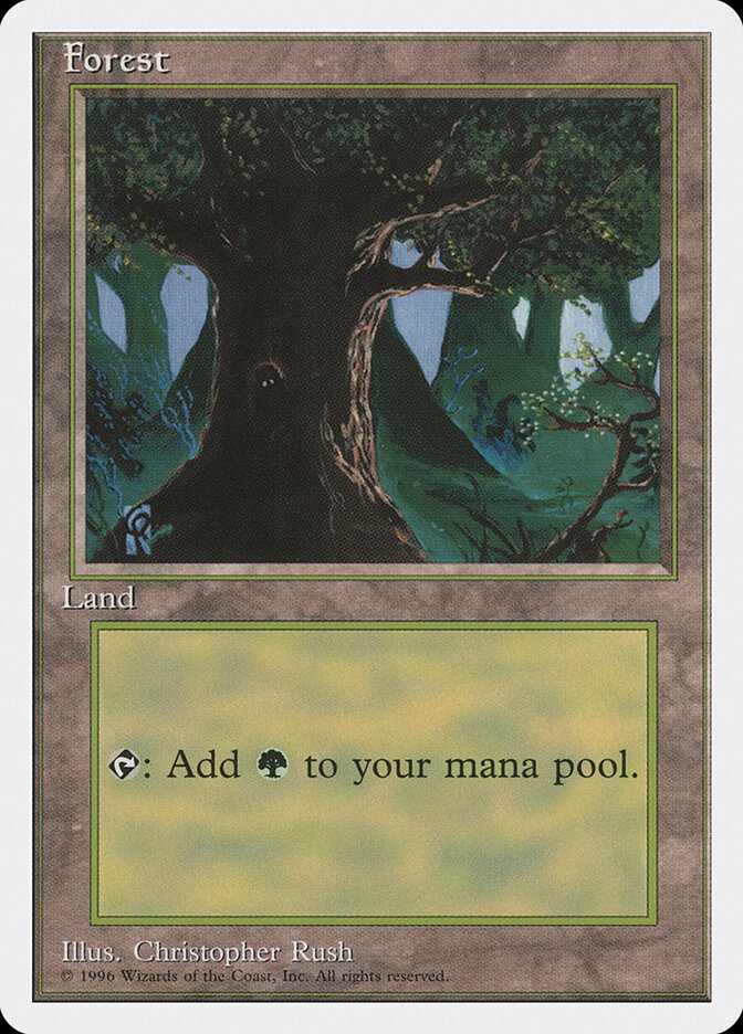 Forest card front