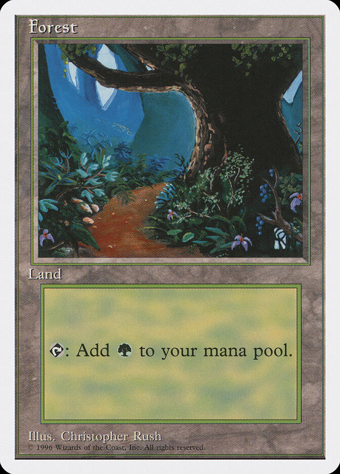 Forest card front