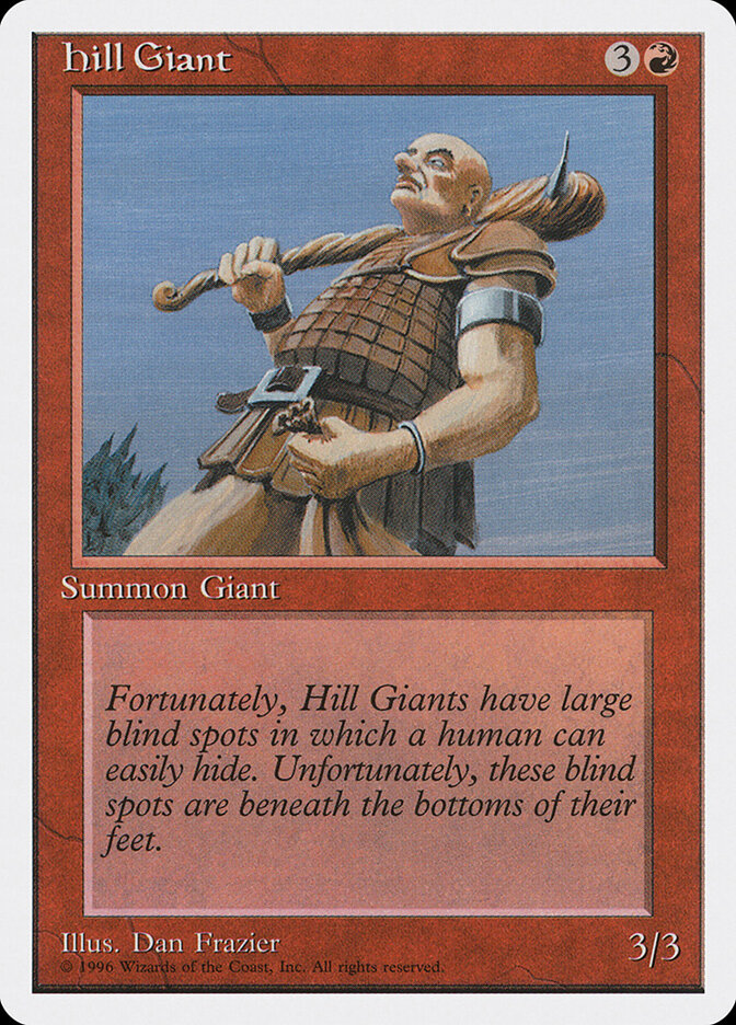 Hill Giant card front