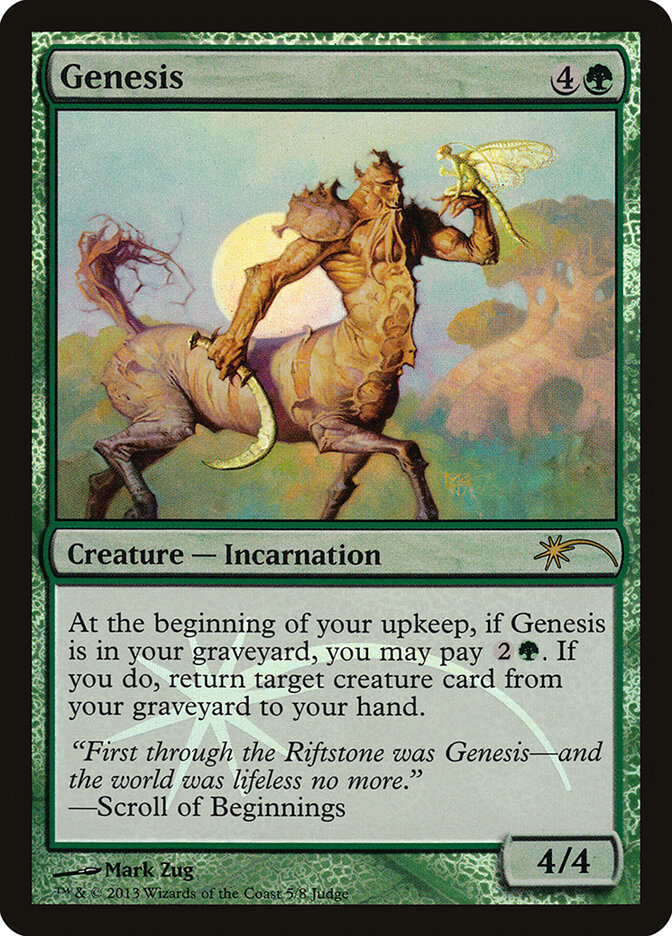 Genesis card front
