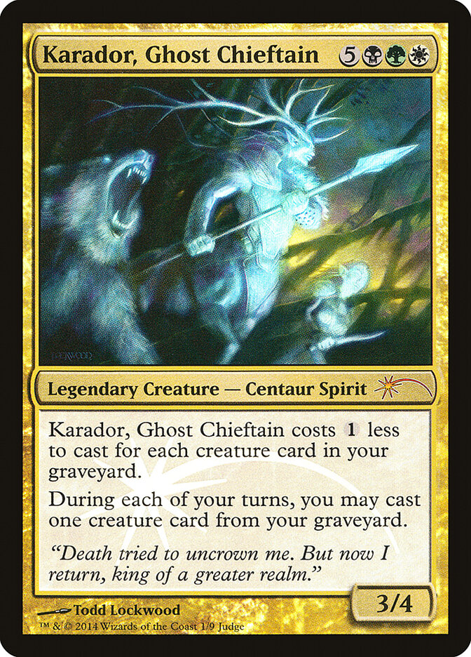 Karador, Ghost Chieftain card front