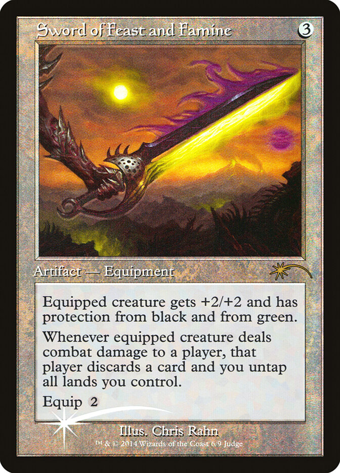 Sword of Feast and Famine card front