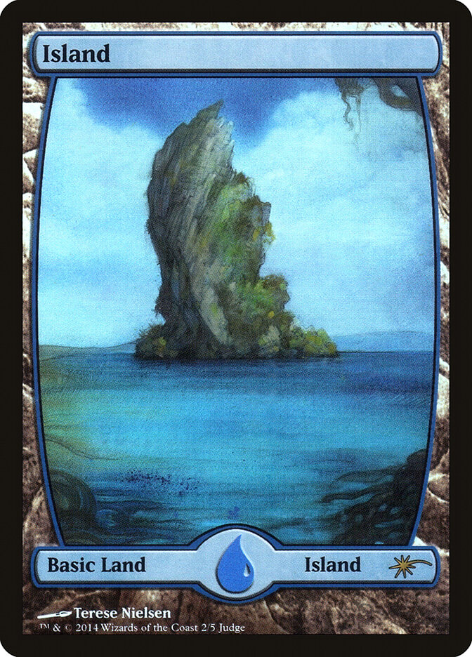 Island card front